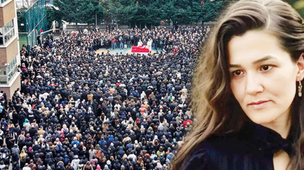 Fatma Nur Öğretmen’e veda Okuldaki törene yüzlerce kişi katıldı