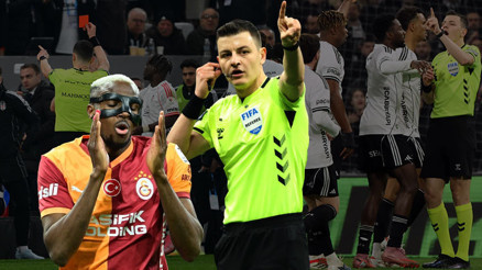 Beşiktaş - Galatasaray derbisinin hakem yönetimini Trio inceledi: Osimhen de Orkun da kırmızı kart görmeliydi Beşiktaş - Galatasaray derbisinin hakem yönetimini Trio inceledi: Osimhen de Orkun da kırmızı kart görmeliydi