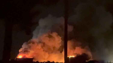 Osmaniyede tavuk kesimhanesinde yangın