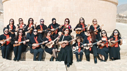 Şiddete karşı ukuleleli çağrı