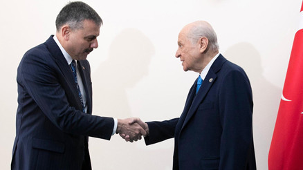 Bakan Çiftçi, MHP lideri Bahçeliyi TBMMde ziyaret etti