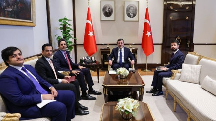 Cumhurbaşkanı Yardımcısı Yılmaz, 4 ülkenin büyükelçisini kabul etti