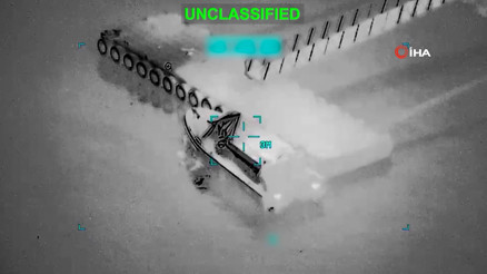 ABD, İran’ın mayın gemilerini yönelik saldırıların görüntülerini yayınladı