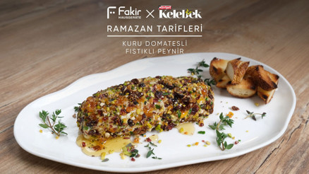 Kuru Domatesli, Fıstıklı Peynir Aperitifi