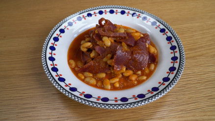 Pastırmalı kuru fasulye