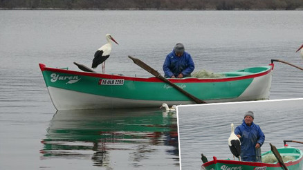Adem Yılmaz ile Yaren leylekten yeni görüntü: İlk kayık buluşması gerçekleşti Onu evladım gibi seviyorum