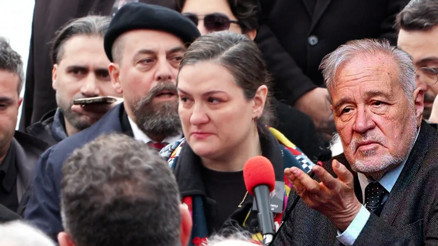 İlber Ortaylı’nın kızı Tuna Ortaylı, babasına gözyaşlarıyla veda etti
