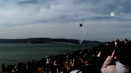 SOLOTÜRK Çanakkalede gösteri uçuşu yaptı