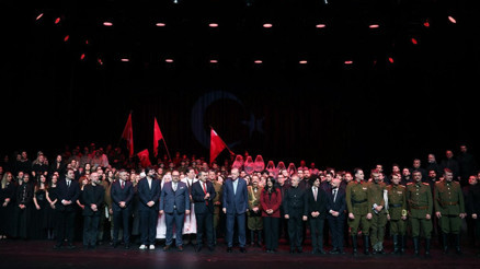 Cumhurbaşkanı Erdoğan, Şüheda 1915 tiyatro oyununu izledi