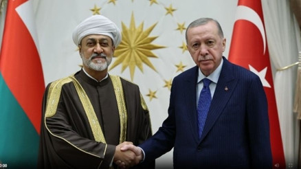 Cumhurbaşkanı Erdoğan, Umman Sultanı Heysem Bin Tarık ile görüştü