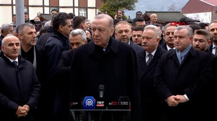 Cumhurbaşkanı Erdoğan, bayram namazı sonrası açıklamalarda bulundu