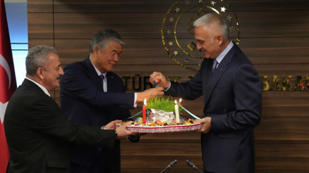 Bakan Ersoy TÜRKSOY heyetini ağırladı: Birlik sadece sözle değil kültürle yaşar