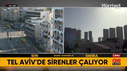 İsrailde siren sesleri