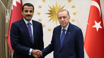 Cumhurbaşkanı Erdoğan, Katar Emiri Al Sani ile telefonda görüştü