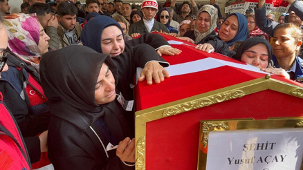 Şehit Piyade Uzman Çavuş Yusuf Açayın cenazesi memleketi Hatayda defnedildi