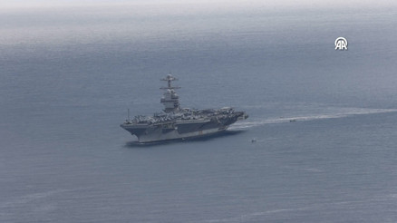 ABD’ye ait USS Gerald R. Ford uçak gemisi Girit’te görüntülendi