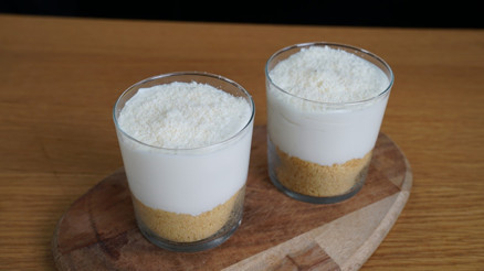 Glutensiz Hindistan cevizli cheesecake