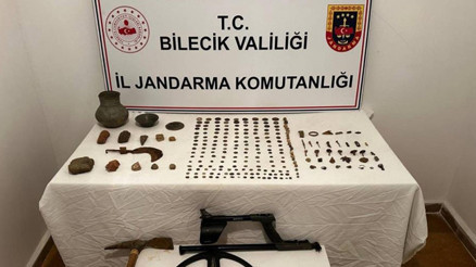 Bilecikte tarihi eser kaçakçılığı operasyonu: 349 parça tarihi eser bulundu