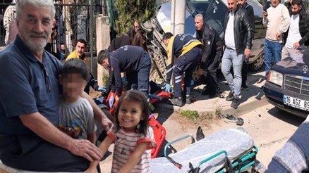 El freni çekilmeyen otomobilin çarptığı Öykü’nün ardından dedesi de kurtarılamadı