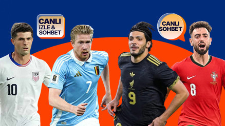 ABD-Belçika ile, Meksika-Portekiz ile karşılaşacak Maçların heyecanı canlı sohbet ve canlı yayın ile Mislide