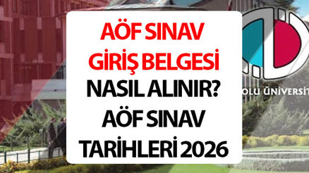 AÖF SINAV GİRİŞ BELGESİ ALMA EKRANI (ANADOLU ÜNİVERSİTESİ AÇIKÖĞRETİM) || AÖF sınav yerleri belli oldu mu AÖF 2026 Bahar Dönemi vize sınavları ne zaman, saat kaçta