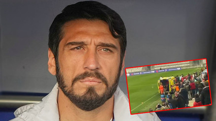 Egemen Korkmaz, U21 maçında yere yığıldı