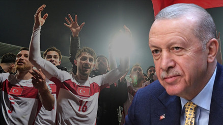 Cumhurbaşkanı Erdoğandan Dünya Kupasına katılan A Milli Takıma tebrik
