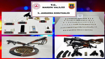 Mardinde silah ve tarihi eser kaçakçılığı operasyonu: 6 gözaltı