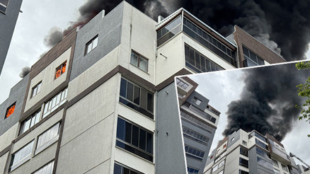 Bursada bir apartmanda yangın: 4 kişi tedavi altına alındı