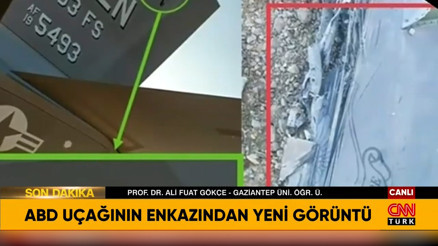 ABD uçağının enkazından yeni görüntü