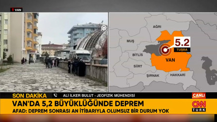 AFAD: Deprem sonrası an itibariyle olumsuz bir durum yok