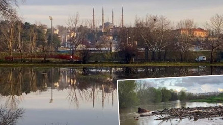Tunca Nehri’ne yağmur dopingi: Debi 3 günde 3 kat arttı