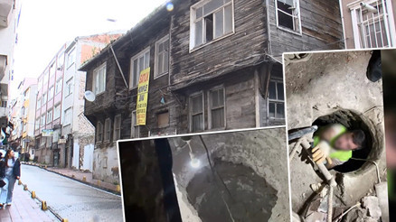 Fatihte define bulmak için 5.5 metre kazdılar: Suçüstü yakalandılar Dışarıdan kilit açılıyor ve içeridekiler dışarı çıkıyor