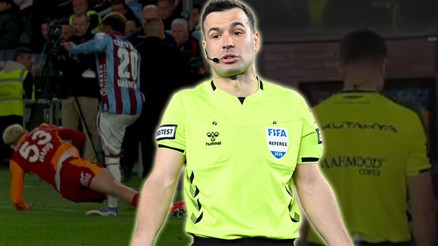 Trabzonspor-Galatasaray maçında çok konuşulan inceleme: VARdan tavsiye geldi, Cihan Aydın kararını değiştirmedi