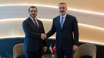 Dışişleri Bakanı Fidan, Suriyeli mevkidaşı Şeybani ile görüştü