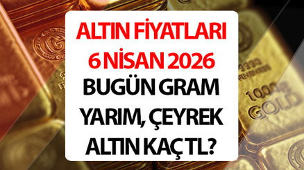 ANLIK VE CANLI ALTIN FİYATLARI SON DAKİKA 6 NİSAN 2026 PAZARTESİ (GÜNCEL GRAFİK TAKİP EKRANI) || Altın düşüyor mu, yükselecek mi Bugün altın alış ve satış fiyatı ne kadar 1 gram altın kaç lira, Cumhuriyet altını, tam altın, çeyrek altın ne kadar, kaç TL Kuyumcu ve Kapalı Çarşı altın fiyatları canlı