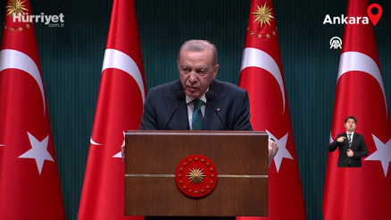 Cumhurbaşkanı Erdoğandan Kabine Toplantısı sonrası açıklamalar Cumhurbaşkanı Erdoğandan Kabine Toplantısı sonrası açıklamalar