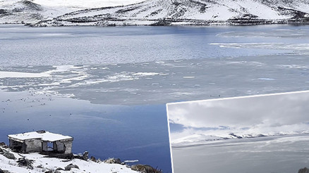 Denizden 1959 metre yükseklikte: Doğu Anadolu Bölgesinin en büyük ikincisi Çözülmeye başladı