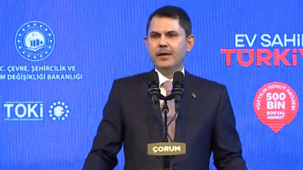 Bakan Kurum: Bakanlığımız olarak Çoruma yaptığımız yatırım miktarı 61 milyar liraya ulaşmış durumda
