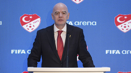 FIFA başkanı Türkiye tezahüratı yaptı