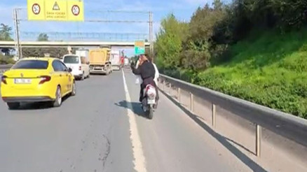 Trafikte ölümcül kavga: Sürücü saçını çekti, kamyonun altında kalmaktan kıl payı kurtuldu