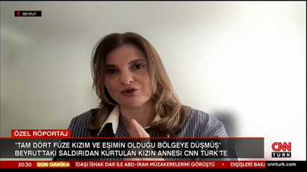 Beyrut’taki saldırının sembol ismi Nayanın annesi CNN Türke konuştu: Nayanın o anı çocuklarımızın ne yaşadığını gösteriyor