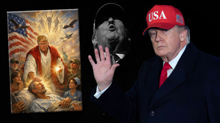 Trumptan kendisini Hz. İsa olarak gösteren paylaşım: Papa Leoya ağır eleştiriler