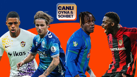 Süper Lig’de iki karşılaşma oynanacak Maçların heyecanı canlı sohbet ile Misli’de
