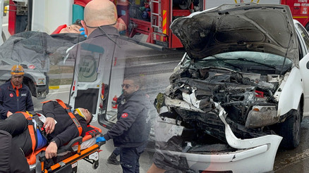 Spor kulübü tesislerinin önünde kaza: 4ü futbolcu 6 yaralı