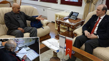 Emekli olduktan sonra açtığı ofiste devam ettirdi: Yıllar sonra hayalini gerçekleştirdi Rektörden özel davet aldı