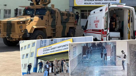 Son dakika... Siverekte lise önünde silah sesleri: Yaralılar var Vali: Saldırgan hayatına son verdi | Görüntüler ortaya çıktı: Hazır olun diye mesaj atmış