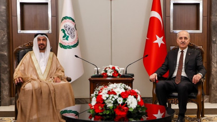 TBMM Başkanı Numan Kurtulmuş, Arap Parlamentosu Başkanı Alyammahiyi konuk etti