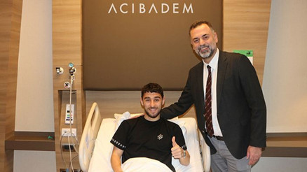 Beşiktaşta Kartal Kayra Yılmaz ameliyat oldu
