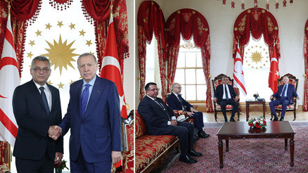 Cumhurbaşkanı Erdoğandan Dolmabahçe Ofisinde diplomasi trafiği